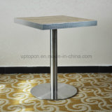 Modern Stainless Steel Seal Laminated Wooden Restaurant Table (sp-rt468)