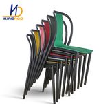 Hot Sell Indoor Outdoor Leisure Dining Cafe Polypropylene Stackable Plastic Chair