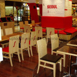 Best Saled Square Restaurant Metal Leg Table and Wooden Chair (SP-CS351)