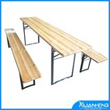 Garden Wooden Beer Table with Bench