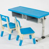 Kids Study Table Set Adjustable Height Children Desk and Chair