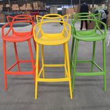 High Quality PP Master Plastic Cat Ear Bar Stool