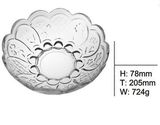 High-Quality Glassware Texture Glass Bowl Good Price Sdy-F00362