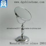 Antique Double Sides Decorative Framed Round Desk Makeup Mirror