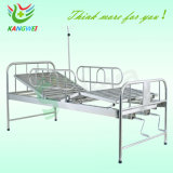 Stainless Steel Hospital Bed with Two Cranks (Slv-B4021S)