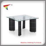 Clear Glass Dining Table New Design (DT080)