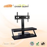 High Quality Tempered Glass & MDF Modern TV Stand Design (CT-FTVS-N104WB)
