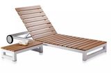 High Quality Aluminum Frame Outdoor Patio Garden Furniture Chaise Lounge, Lounge Chair, Leisure Beach Beach Sun Lounge Chair