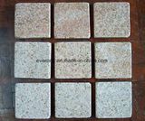 Cheap Tumble Yellow Granite Stone Cobble for Driveway