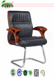 Swivel Leather Executive Office Chair with Solid Wood Foot (FY9092)