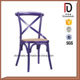 Hot Sale Cheap Modern Cross Back Metal Dining Chair