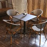 Outdoor and Indoor Table and Chairs with PE Rattan Chair and Square Table (SP-CT837)