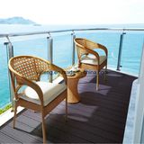 PE Rattan Outdoor Furniture 3 PCS Patio Coffee Table Set with Reasonable Price