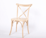 Hot Sale Limewash Color Beech Wood Cross Back Chair
