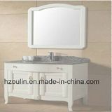 White Wooden Bathroom Furniture (BA-1144)