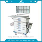 AG-At015 Hot Selling Durable Hospital Anesthesia Trolley for Sale