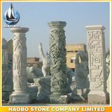 Stone Decorative Columns Hand Carved Dragon Columns