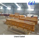Solid Poplar High Gloss Velvet Interior Wholesale Coffin and Casket