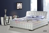 Italian Modern Leather Bed