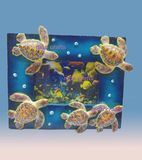 Polyresin Photo Frame, 3D Turtle Resin Frame Crafts