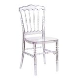 Hotel Banquet Restaurant Dining Wedding Acrylic Clear Resin Napoleon Chair