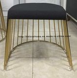 Metal Dining Restaurant Stackable Strings Wire Dining Chairs