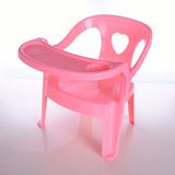 Factory Production Kids Plastic Dinner Chairs with Front Cover