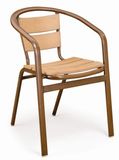 Aluminum Wooden Dining Chair (DC-06319)