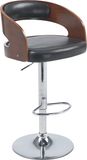Retro Rotary Height Adjustable Bentwood Barstool (W13840)