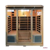 Family Sauna Cabinet Sauna Room Infrared Sauna for Four Person