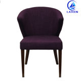 Sale Imitated Wooden Metal Furniture Comfy Fabric Sofa Chair