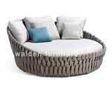 Stylish Outdoor Garden Furniture/Patio Round Daybed/Rope Woven Daybed