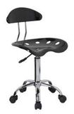 Adjustable Metal Bar Stools with Plastic Seating