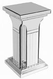 Glass Mirror Veneer Furniture Mirrored End Side Table