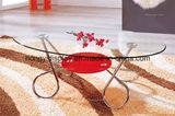 Round Glass Tea Table