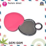2016 New Style Durable Portable Leather Fold Cosmetic Makeup Pocket Mirror