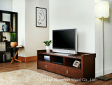 Sturdy Wooden Living Room Furniture Walnut TV Cabinet (TVS09)