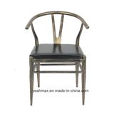 Chinese Stacking Chair with Metal and PU Upholstered