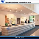 New Design Artificial Marble Salon Furniture Beauty Salon Reception Desk