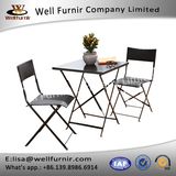 Well Furnir T-016 PE Weave Rattan Effect Foldable Bistro Set