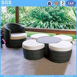 Leisure Furniture PE Rattan Furniture Round Sofa Round Ottoman