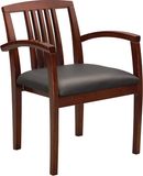 American Hot Sales Wooden Office Vistor Chair with Armrest