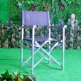 Outdoor Patio Home Hotel Office Garden Textilene Aluminum Folded Director Chair (J837)