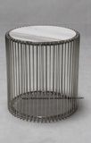 Replica Restaurant Leisure Furniture Metal Wire Marble Dining Table