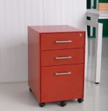Movable Filing Cabinet with 3 Drawers