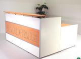 White & Orange Reception Stations, Reception Desk, Office Furniture (SZ-RT009)