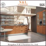 Wood Grain Water Resistant Kitchen Cabinet Furniture