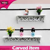 Decorative Cheap New Design White Plastic Wall Storage Shelves