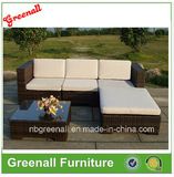 Plastic Rattan Woven Furniture Outdoor Sofa