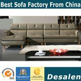New Arrival Wooden Modern Genuine Leather Sofa (993)